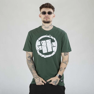 Koszulka Pit Bull Garment Washed Scratch zielona