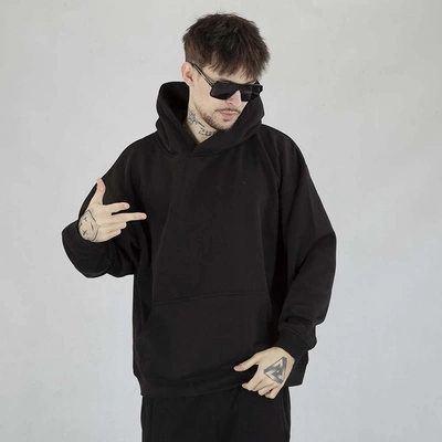 Bluza Hoodie Niemaloga Baggy 320g czarna