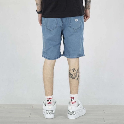 Spodenki Jeansowe Patriotic Kastet Logo jasne niebieskie