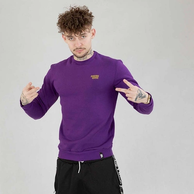 Bluza Patriotic Crewneck Cls Mini Gold fioletowa