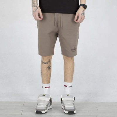 Krótkie spodenki Pit Bull Sampson beżowe