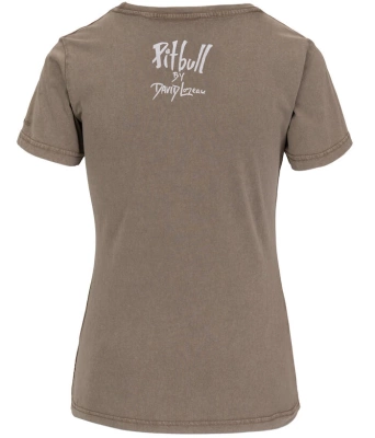 Koszulka Pit Bull Cruisinandboozin ciemna brązowa