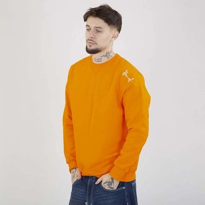 Bluza Stoprocent Crewneck Haftbark pomarańczowa