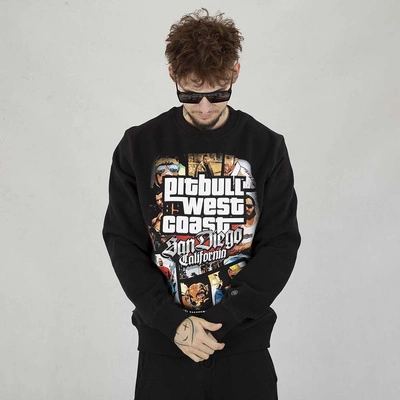 Bluza Pit Bull Crewneck Most Wanted czarna