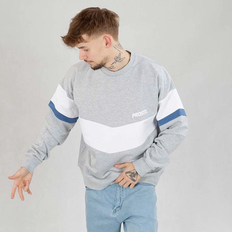 Bluza Prosto Crewneck Hooppler szara