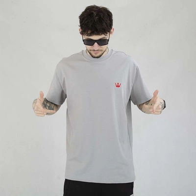Koszulka Jigga Wear Baggy Haft Simple szara