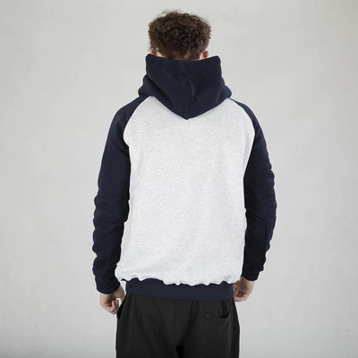 Bluza Hoodie Biuro Ochrony Rapu BOR THE CREW szaro-granatowa