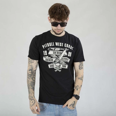 Koszulka Pit Bull Slim Fit Oldschool Razor czarna