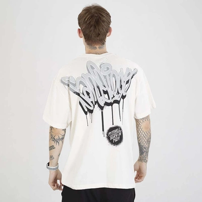 Koszulka Pit Bull Graffiti biała