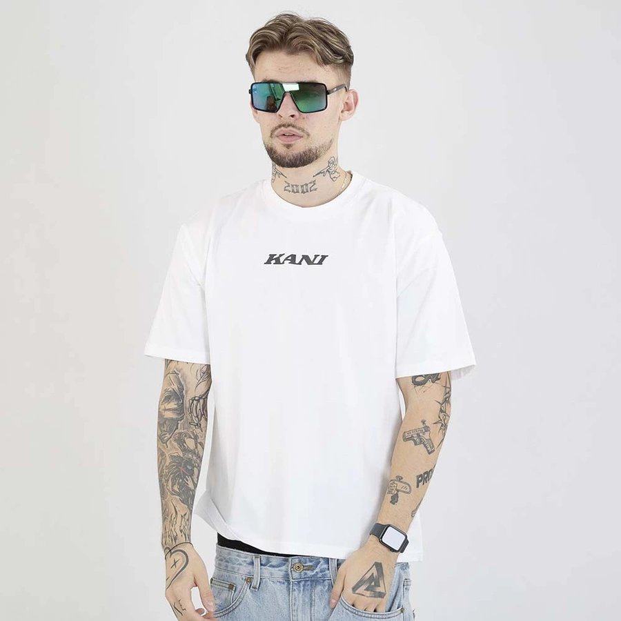 Koszulka Karl Kani Retro Patch Print PD00007514 biała