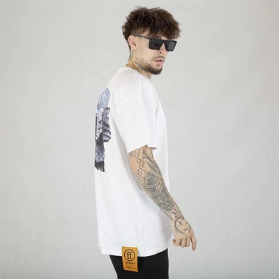 Koszulka Forgotten Faces Moth Mask biała