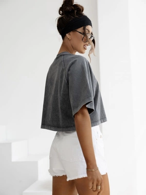 Koszulka Olavoga Viroto ciemna szara