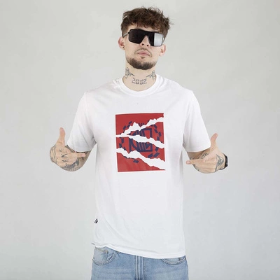 Koszulka Diil Cut Paper biała czerwona