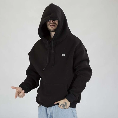 Bluza Patriotic Z Kapturem CLS Mini Haft Oversize czarna