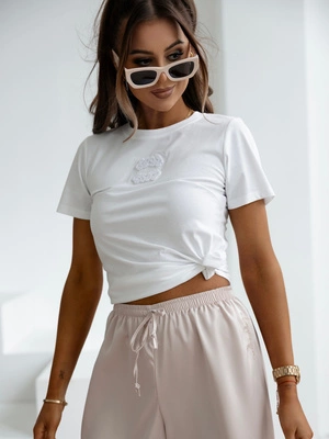 Koszulka Olavoga Loe ecru