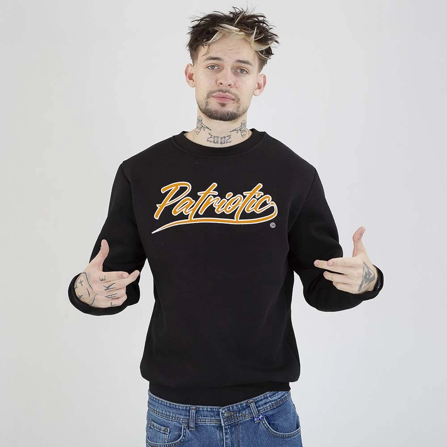Bluza Patriotic Crewneck Retro Script czarna