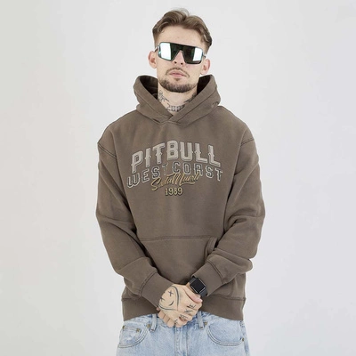 Bluza Hoodie Pit Bull Santa Muerte oliwkowe