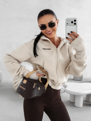 Bluza Olavoga Hoodie ZIP Autumn Tale beżowa