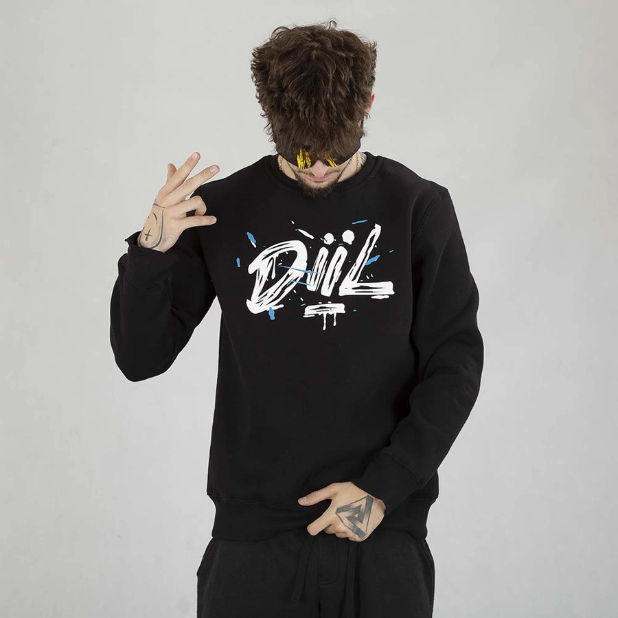 Bluza Diil Crewneck Splash czarna