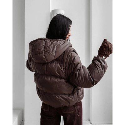 Kurtka damska Olavoga Viroon brązowa