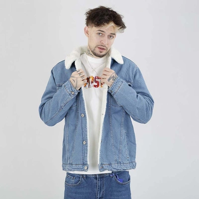 Kurtka I8 Denim Katana Jeansowa niebieska 