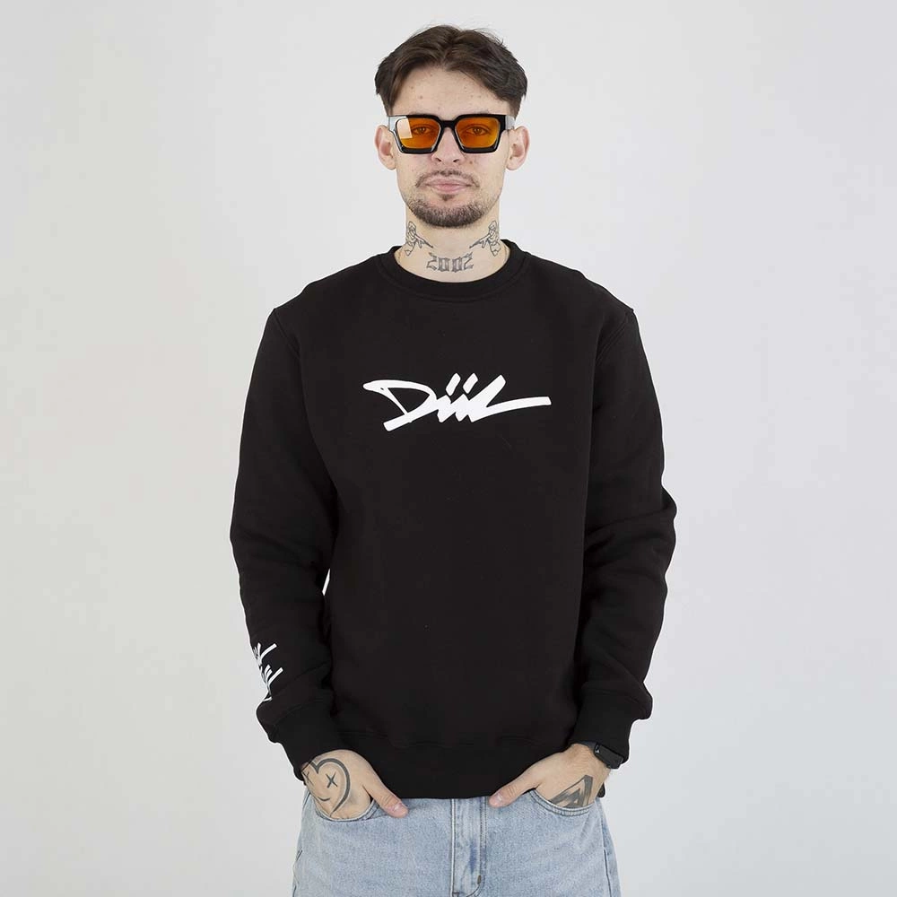 Bluza Diil Crewneck 3D czarna