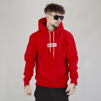 Bluza Hoodie Diil 3D Frame Kastet czerwona