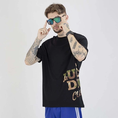 T-shirt Lucky Dice Frontback czarno camo