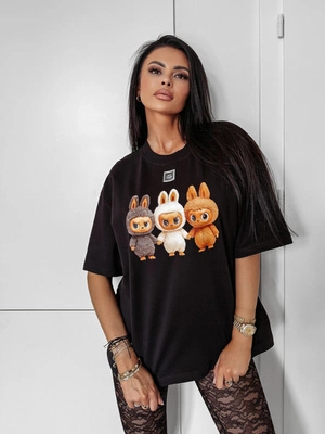 Koszulka Olavoga Heart Side czarna