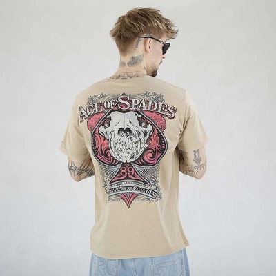 Koszulka Pit Bull Ace Of Spades II piaskowa