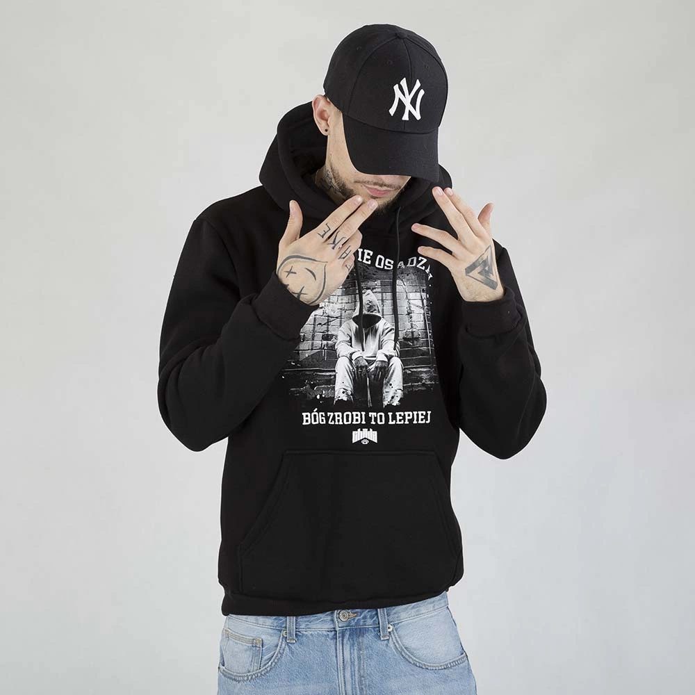 Bluza Chada Hoodie Ty Mnie Nie Osądzaj czarna