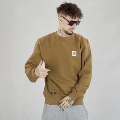 Bluza Mass Crewneck Patch brązowa