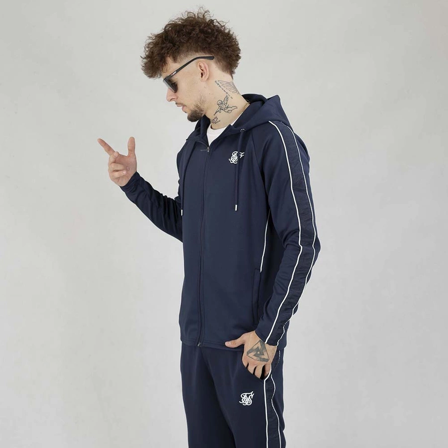 Komplet dresowy SikSilk Set SS-26950 granatowy