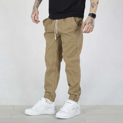 Spodnie Mass Jogger Pants Tapered Fit Signature 2.0 beżowe