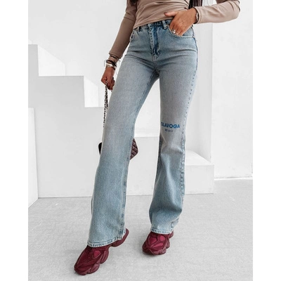 Spodnie Damskie Olavoga Zoio niebieskie