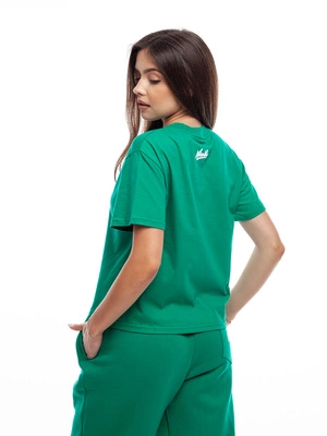 Koszulka Nice View Brand Small zielona