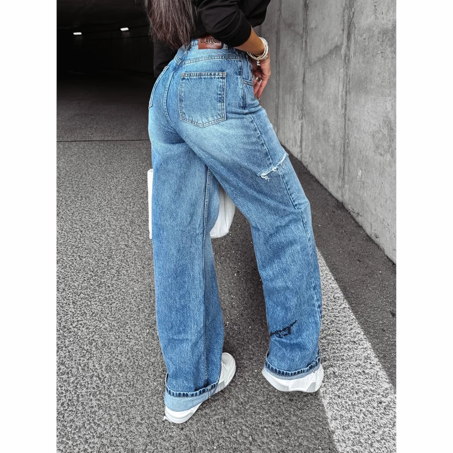 Spodnie Damskie Olavoga Riga blue jeans