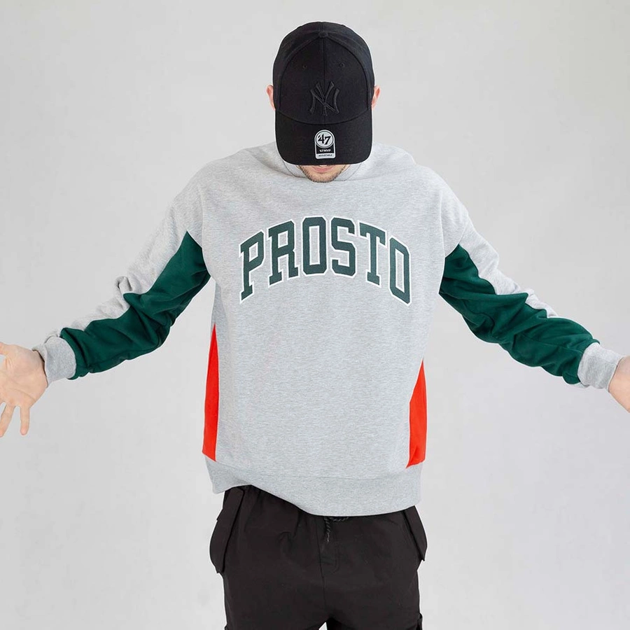 Bluza Prosto Crewneck Splork szara