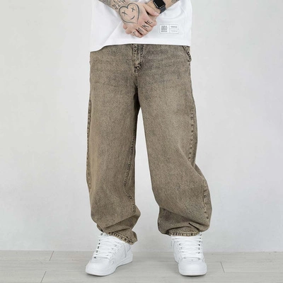 Spodnie Baggy I8 Denim BAG76 brązowe
