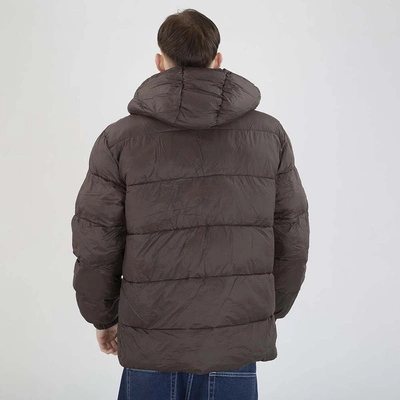 Kurtka Prosto Puffer 404 ciemna brązowa