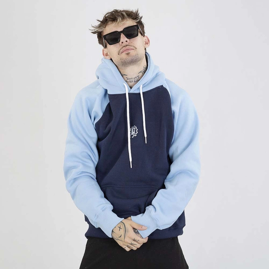 Bluza Diil Hoodie Reglan granatowa niebieska