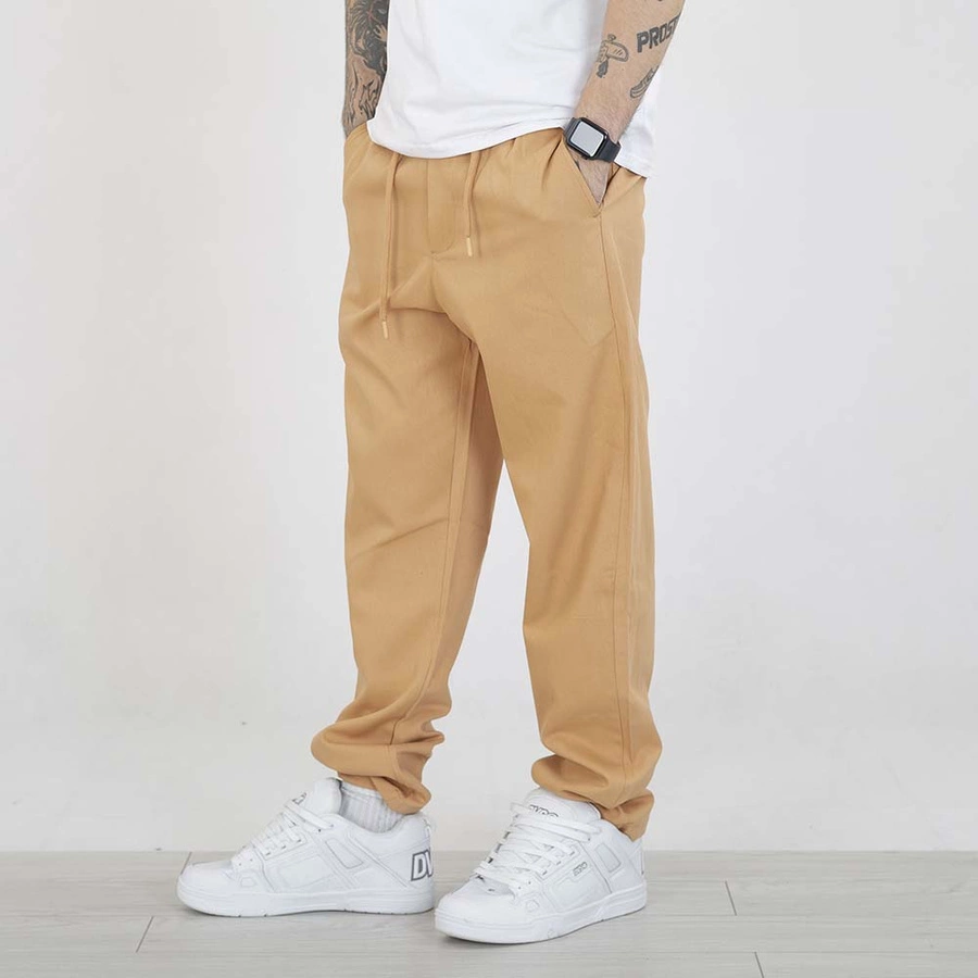 Spodnie Jigga Wear Chino brązowe