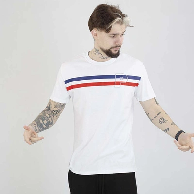 Koszulka Patriotic P Double Line biała