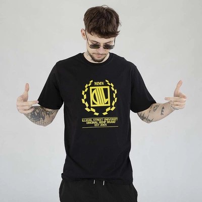 Koszulka Diil Laur czarna żółta