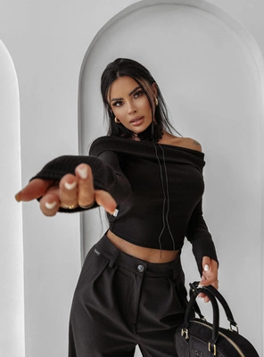 Bluzka Olavoga Creamed Fog czarna