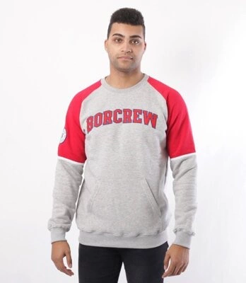 Biuro Ochrony Rapu-College Reglan Bluza Szary