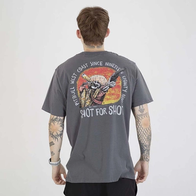 Koszulka Pit Bull Shot For Shot grafitowa
