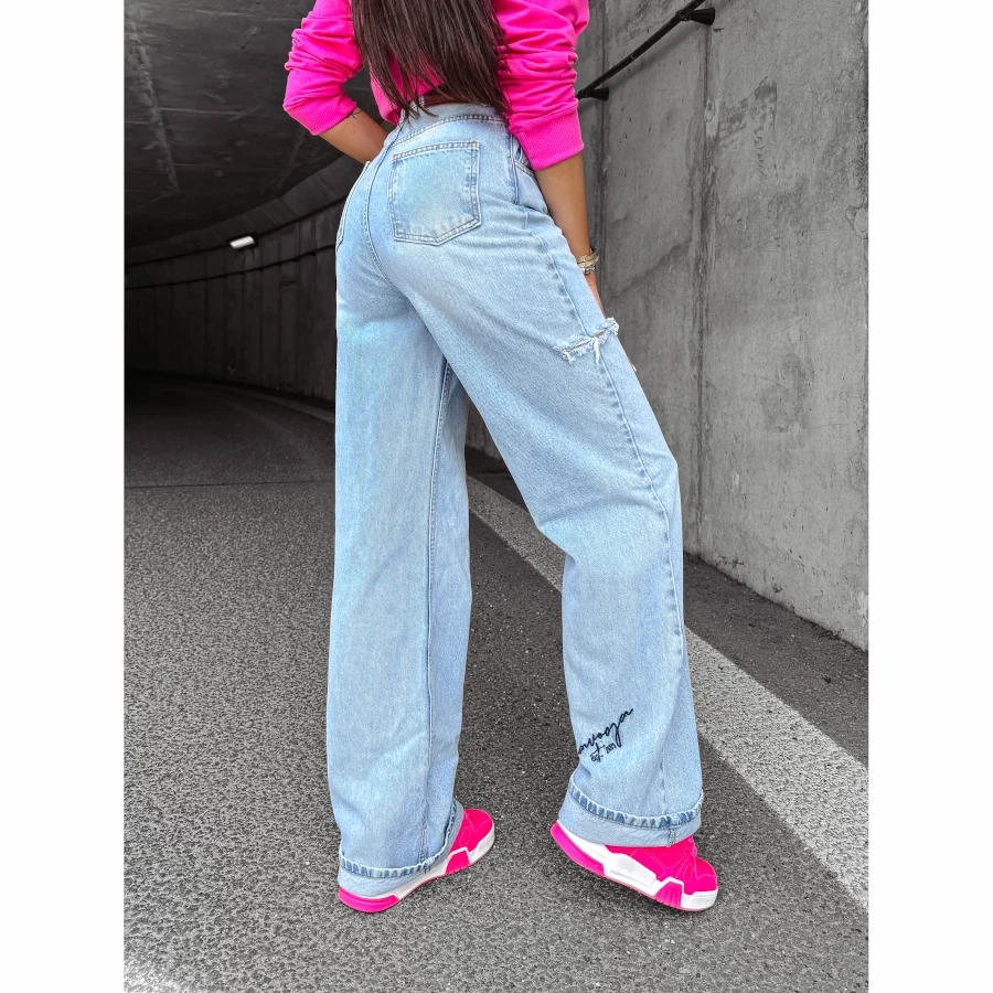 Spodnie Damskie Olavoga Riga light blue jeans