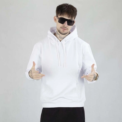 Bluza Hoodie Niemaloga 320g biała