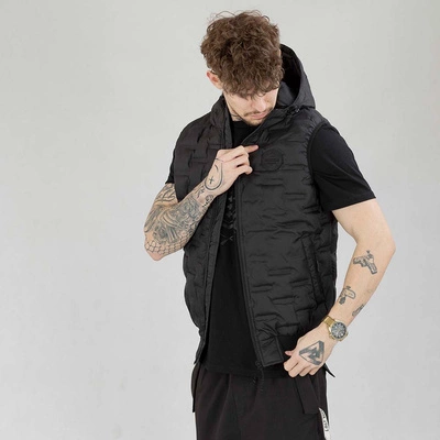 Bezrękawnik Pit Bull Hoodie Naylor szarozielony